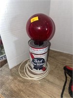 Vintage Pabst blue ribbon lamp