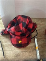 Lumberjack winter cap, railroad spike