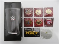 Loot Crate WWE Assorted Pins, Patches + More