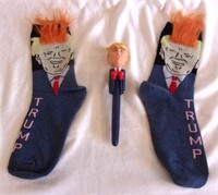 Donald Trump w/ socks.