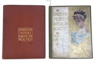 2 Antique Harrison Fisher’s American Beauties Book