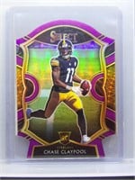 Chase Claypool 2020 Select Purple Die Cut Rookie