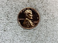 1960 proof Lincoln cent