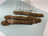 Approximately 150 wheat cents, 1930’s
