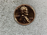 1958 proof Lincoln cent
