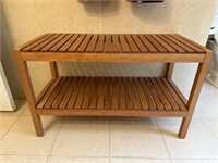 Modern wooden bench/table