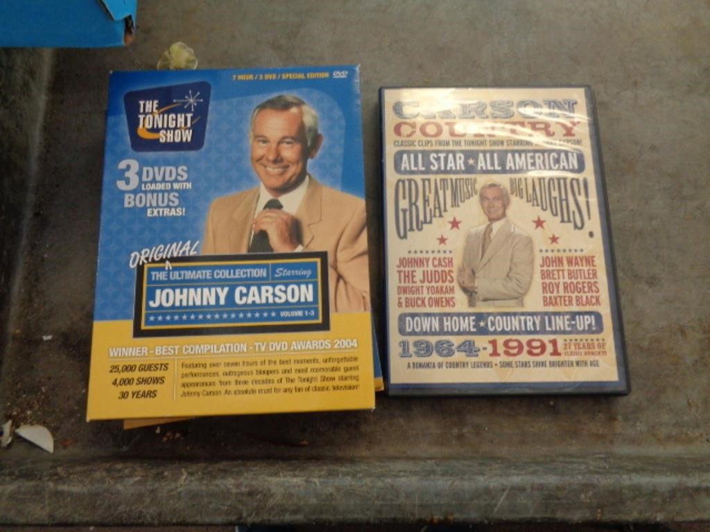 JOHNNY CARSON DVDS