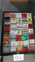 Advertising – Match Book Collection in Display