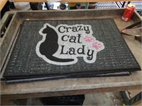 16" X27" DOOR MAT - CAT LADY