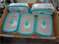5 - NEW AIR SEAL FOOD CONTAINERS