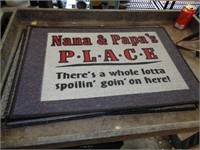 16" X27" DOOR MAT - NANA & PAPA