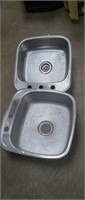 2- Used SS Sinks.