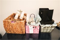 Assortment of Baskets, Jewelry Displays