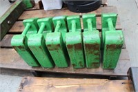 John Deere lawn mower weights