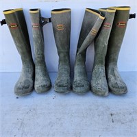 (3) Pairs of Lacrosse Irrigation Boots