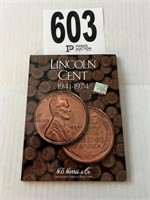 Book Of Lincoln Pennies 1941-2974