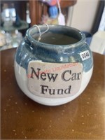 New Car Fund Crock Jar