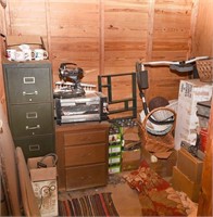 File Cabinet, Canning Jars, Coolers