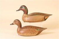Marty Hanson Pair of Hen & Drake Green-Winged
