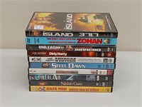 LOT OF 10 DVDs
