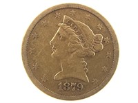 1879-S $5 Gold Half Eagle