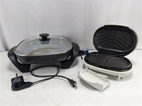 Oster Electric Skillet+Hamilton Electric Grill