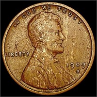 1909-S Wheat Cent NEARLY UNCIRCULATED