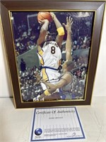 Vintage 8x10 framed photo Los Angeles Kobe Bryant