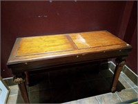Chestnut oak Writing table with drawer
