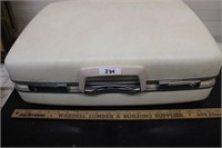 Vintage White Samsonite Suitcase