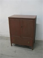 34"x 20"x 43" Vtg Wood Chest Of Drawers