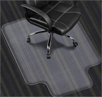 CHAIR MAT FOR CARPETED FLOOR WITH LIP, 47×36 INCH