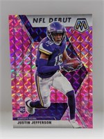 2020 Mosaic Pink Camo Prizm Justin Jefferson RC