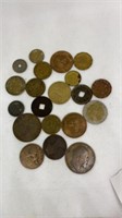 Lot of old foreign coins