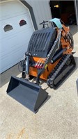 Stand-On Skid Steer with Front Loader and Bucket