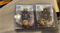 2022 BOWMAN BEST U FOOTBALL JJ MCCARTHY lot of 2