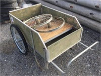 Portable Wooden Garden Cart