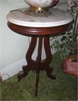 Round marble top stand