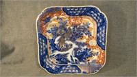 Large 19th Century Imari 15" Square Charger