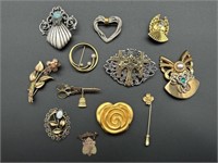 Vintage & Costume Jewelry Brooches & Pins