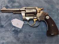 Colt Police Positive Nickel 32 Colt Revolver