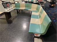 AMF Nine section fiberglass curved seating