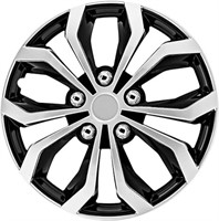 Universal Hubcaps - 16 Inch Innovative Style Black
