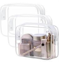 PACKISM TSA APPROVED TOILETRY BAG, CLEAR MAKEUP