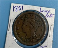 Large US cent 1851                   (O 111)