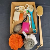 Bathroom Supplies- Brushes, Loofah's, Soap's &