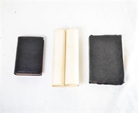 ANTIQUE PANORAMIC PHOTO & BIBLES