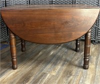 Antique English Walnut Drop Leaf Table