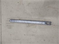 (1) lead bar, approx. 26" long and 23lbs