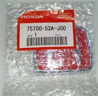 Honda Front H Emblem75700-S3A-J00 Silver / Red